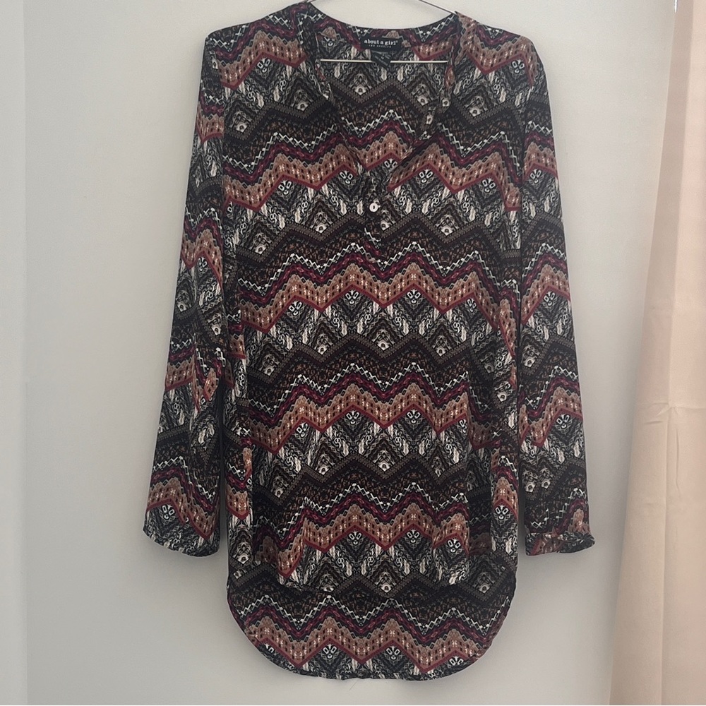 About a Girl Tunic Blouse Boho